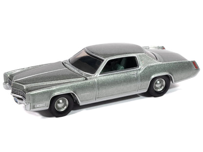 1967 Cadillac Eldorado Crystal Firemist Metallic with Green Interior "Luxury Cruisers" Series 1/64 Diecast Model Car by Auto World