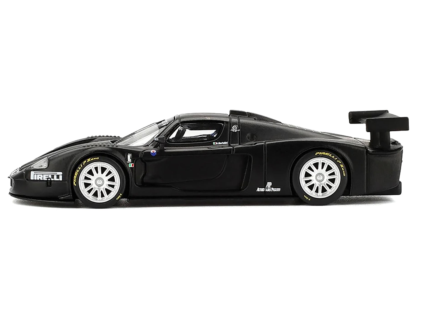 Maserati MC12 Competizione "Test Fiorano 2004" Matt Black 1/64 Diecast Model Car by BBR