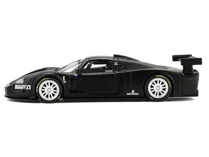 Maserati MC12 Competizione "Test Fiorano 2004" Matt Black 1/64 Diecast Model Car by BBR
