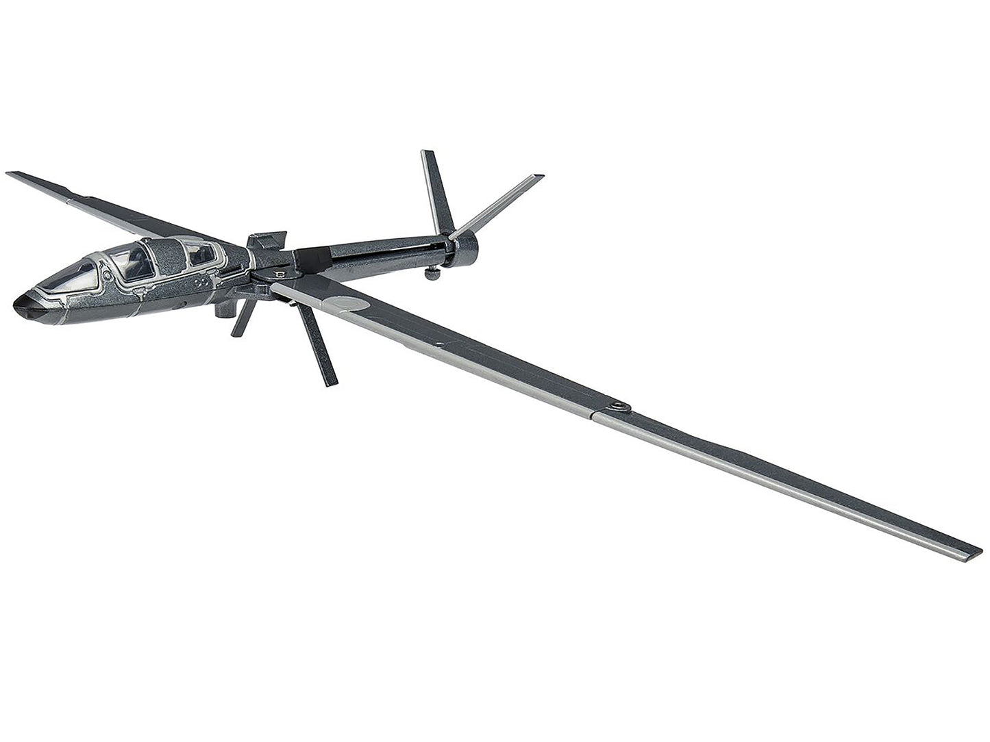 Q Glider Gray Metallic James Bond 007 "No Time To Die" (2021) Movie Diecast Model by Corgi-DiecastModeler.com