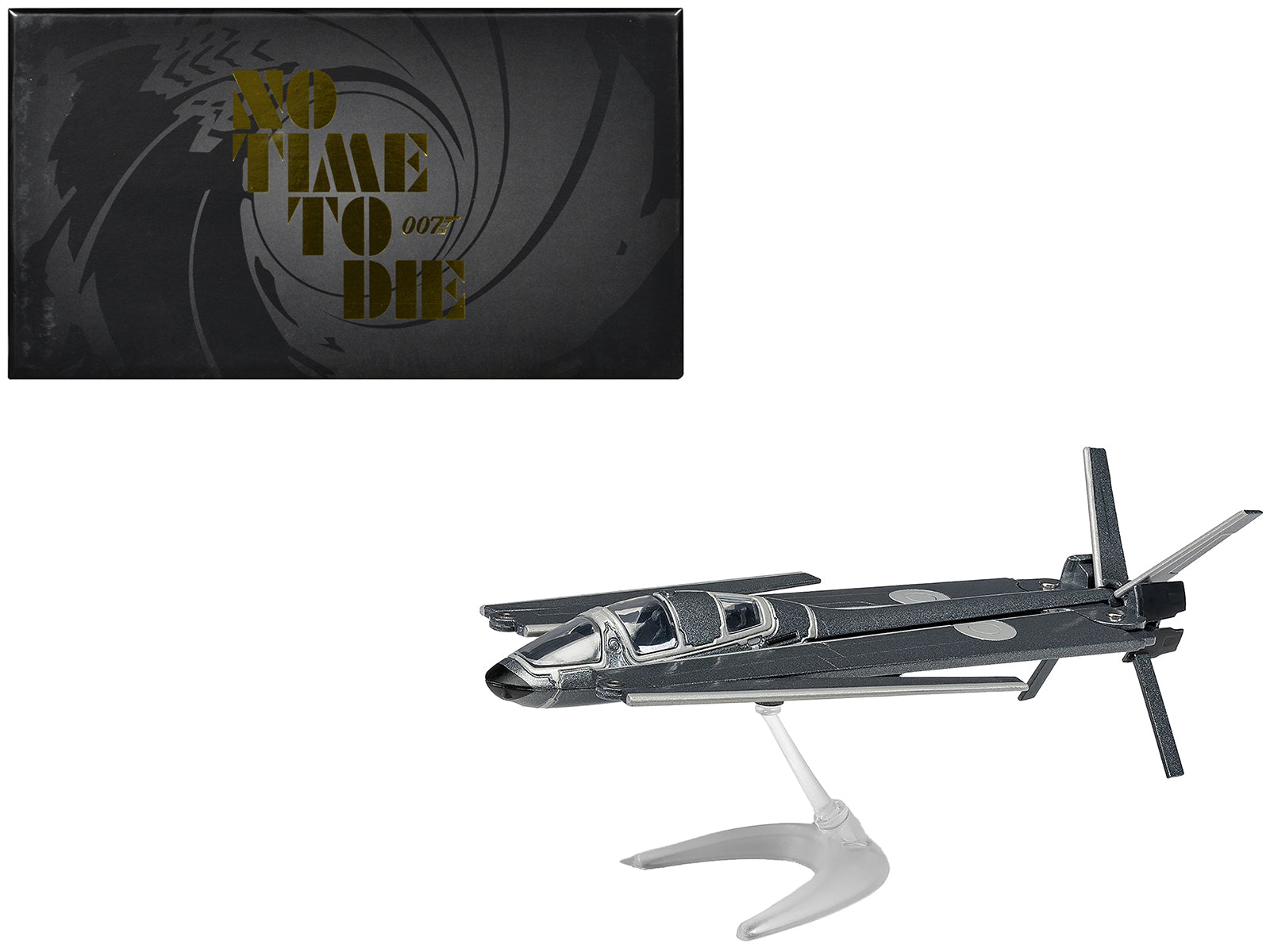 Q Glider Gray Metallic James Bond 007 "No Time To Die" (2021) Movie Diecast Model by Corgi-DiecastModeler.com