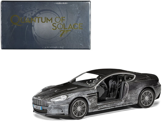 Aston Martin DBS Gray Metallic (Damaged Version) James Bond 007 "Quantum of Solace" (2008) Movie Diecast Model Car by Corgi-DiecastModeler.com