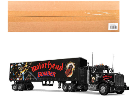 "Motorhead Bomber" Transport Truck Black 1/50 Diecast Model by Corgi-DiecastModeler.com
