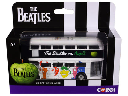 The Beatles London Double Decker Bus "The White Album" White Diecast Model Car by Corgi