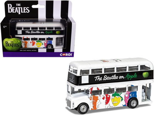 The Beatles London Double Decker Bus "The White Album" White Diecast Model Car by Corgi