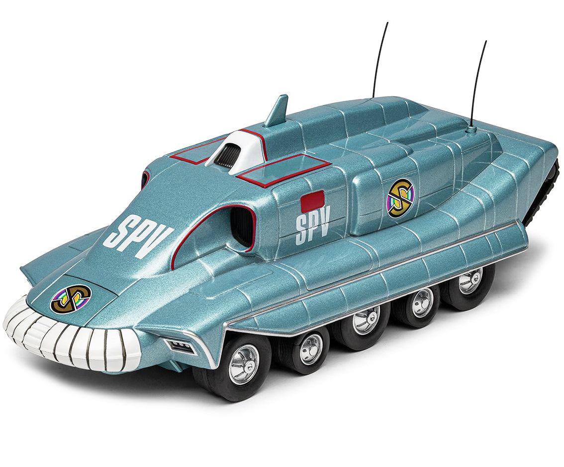 Spectrum Pursuit Vehicle (SPV) Blue Metallic "Captain Scarlet and the Mysterons" (1967-1968) TV Series Diecast Model by Corgi-DiecastModeler.com