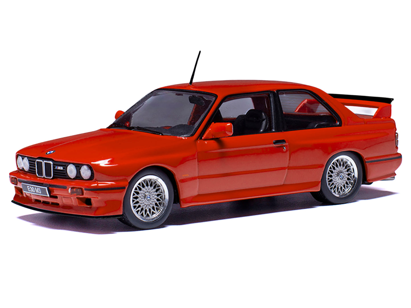 1990 BMW M3 Sport Evolution Red 1/43 Diecast Model by IXO Models