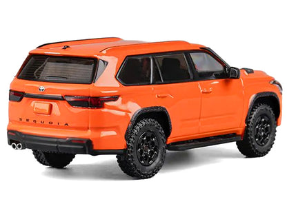 2024 Toyota Sequoia Solar Octane Orange 1/64 Diecast Model Car by CM Model
