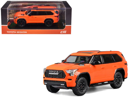 2024 Toyota Sequoia Solar Octane Orange 1/64 Diecast Model Car by CM Model