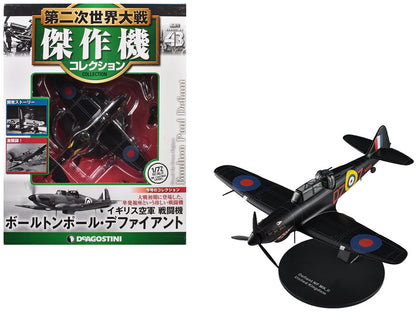 Boulton Paul Defiant Aircraft "No. 151 Squadron" British Royal Air Force 1/72 Diecast Model by DeAgostini-DiecastModeler.com