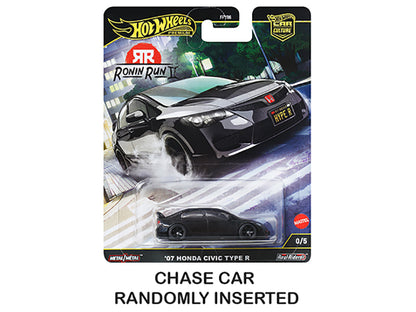 "Ronin Run II" 5 piece Set "Car Culture" 2025 Series M Diecast Model Cars by Hot Wheels