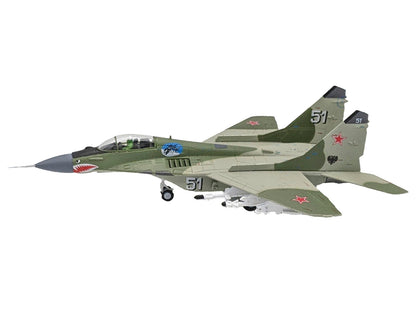 Mikoyan-Gurevich MiG-29 Fighter Aircraft "120th GvIAP Domna Airfield" (2001) Russian Air Force 1/100 Diecast Model Airplane-DiecastModeler.com