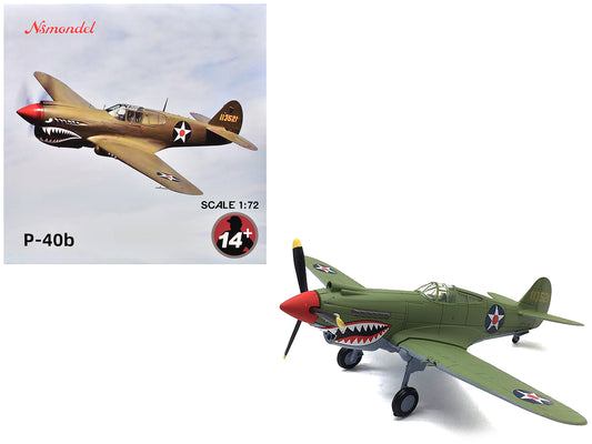 Curtiss P-40E Warhawk Fighter Aircraft "China-Burma-India Theater" (1942) United States Army Air Forces 1/72 Diecast Model Airplane-DiecastModeler.com