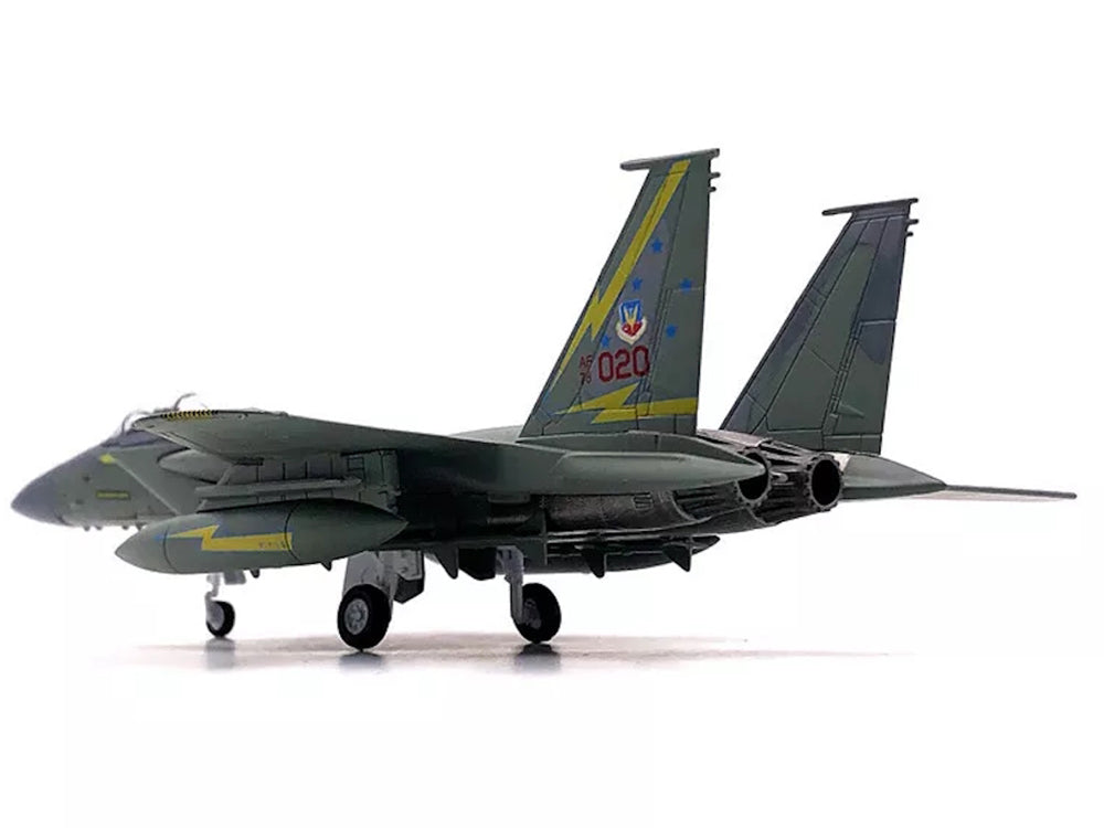 McDonnell Douglas F-15A Eagle Aircraft "Spittin Kittens 5th Fighter-Interceptor Squadron Tactical Air Command Minot AFB" (1985) United States Air Force 1/100 Diecast Model Airplane