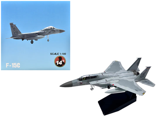 McDonnell Douglas F-15C Eagle Aircraft "MiG Killer Gulf Spirit 58th Tactical Fighter Squadron 33rd Tactical Fighter Wing Desert Storm" (1991) United States Air Force 1/100 Diecast Model Airplane-DiecastModeler.com