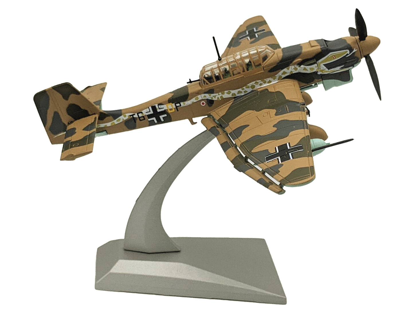 Junkers Ju 87R Trop Stuka Bomber Aircraft "Immelmann 6./StG 2 Libya" (1941) German Luftwaffe 1/72 Diecast Model Airplane-DiecastModeler.com