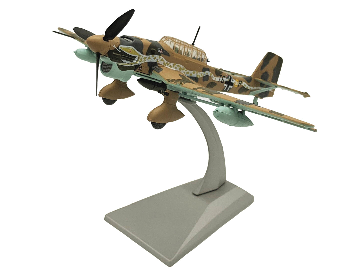 Junkers Ju 87R Trop Stuka Bomber Aircraft "Immelmann 6./StG 2 Libya" (1941) German Luftwaffe 1/72 Diecast Model Airplane-DiecastModeler.com