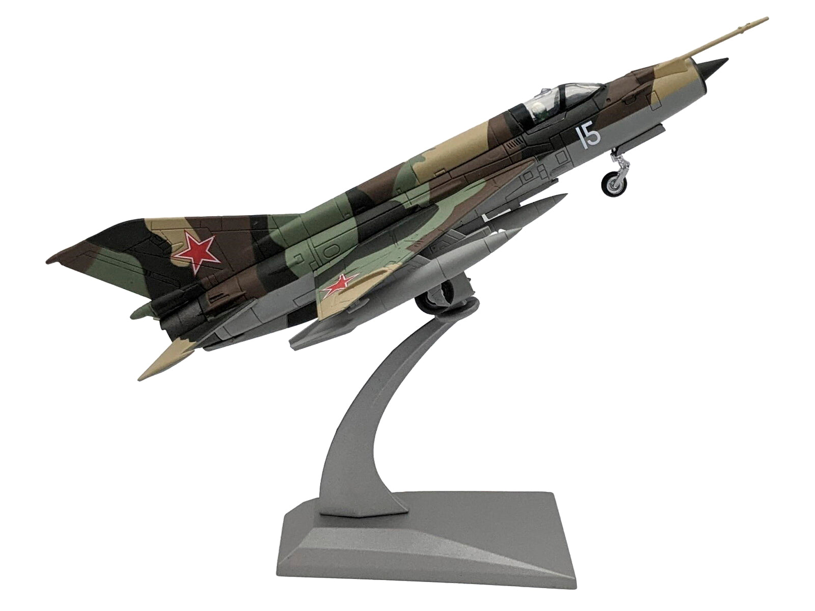 Mikoyan-Gurevich MiG-21SM Fishbed-J Fighter Aircraft "Soviet Air Force" 1/72 Diecast Model Airplane-DiecastModeler.com
