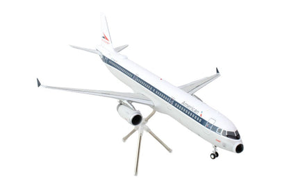 Airbus A321 Commercial Aircraft "American Airlines - Allegheny" (N579UW) White with Blue Stripes "Gemini 200" Series 1/200 Diecast Model Airplane by GeminiJets-DiecastModeler.com