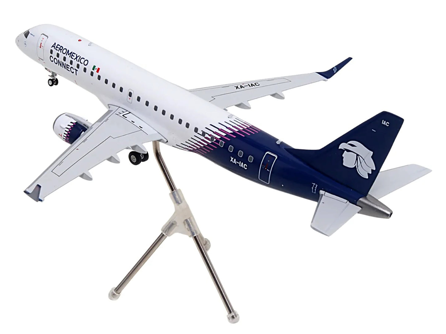 Embraer ERJ-190 Commercial Aircraft "Aeromexico Connect" (XA-IAC) White with Blue Tail "Gemini 200" Series 1/200 Diecast Model Airplane by GeminiJets