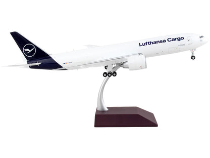 Boeing 777F Commercial Aircraft "Lufthansa Cargo" White with Blue Tail "Gemini 200" Series 1/200 Diecast Model Airplane by GeminiJets-DiecastModeler.com