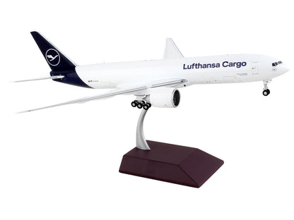 Boeing 777F Commercial Aircraft "Lufthansa Cargo" White with Blue Tail "Gemini 200" Series 1/200 Diecast Model Airplane by GeminiJets-DiecastModeler.com
