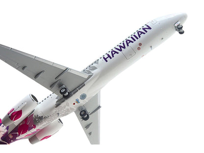 Boeing 717-200 Commercial Aircraft "Hawaiian Airlines" (N492HA) White with Purple Tail Graphics "Gemini 200" Series 1/200 Diecast Model Airplane by GeminiJets