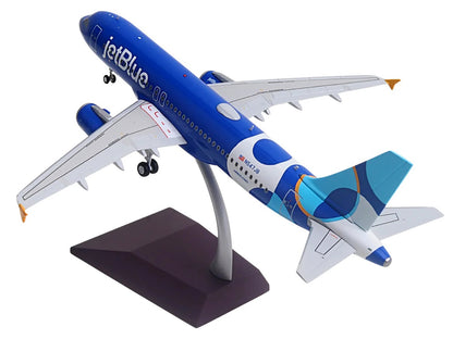 Airbus A320 Commercial Aircraft "JetBlue Airways - Forever Blue" (N547JB) Blue with Graphics "Gemini 200" Series 1/200 Diecast Model Airplane by GeminiJets