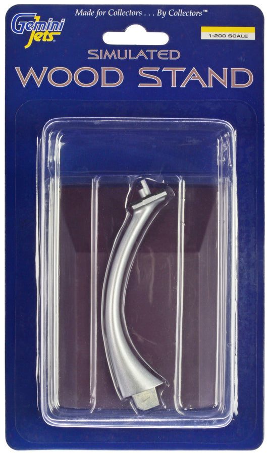 Simulated Wood Display Stand (Medium Size) for 1/200 Scale Models by GeminiJets-DiecastModeler.com