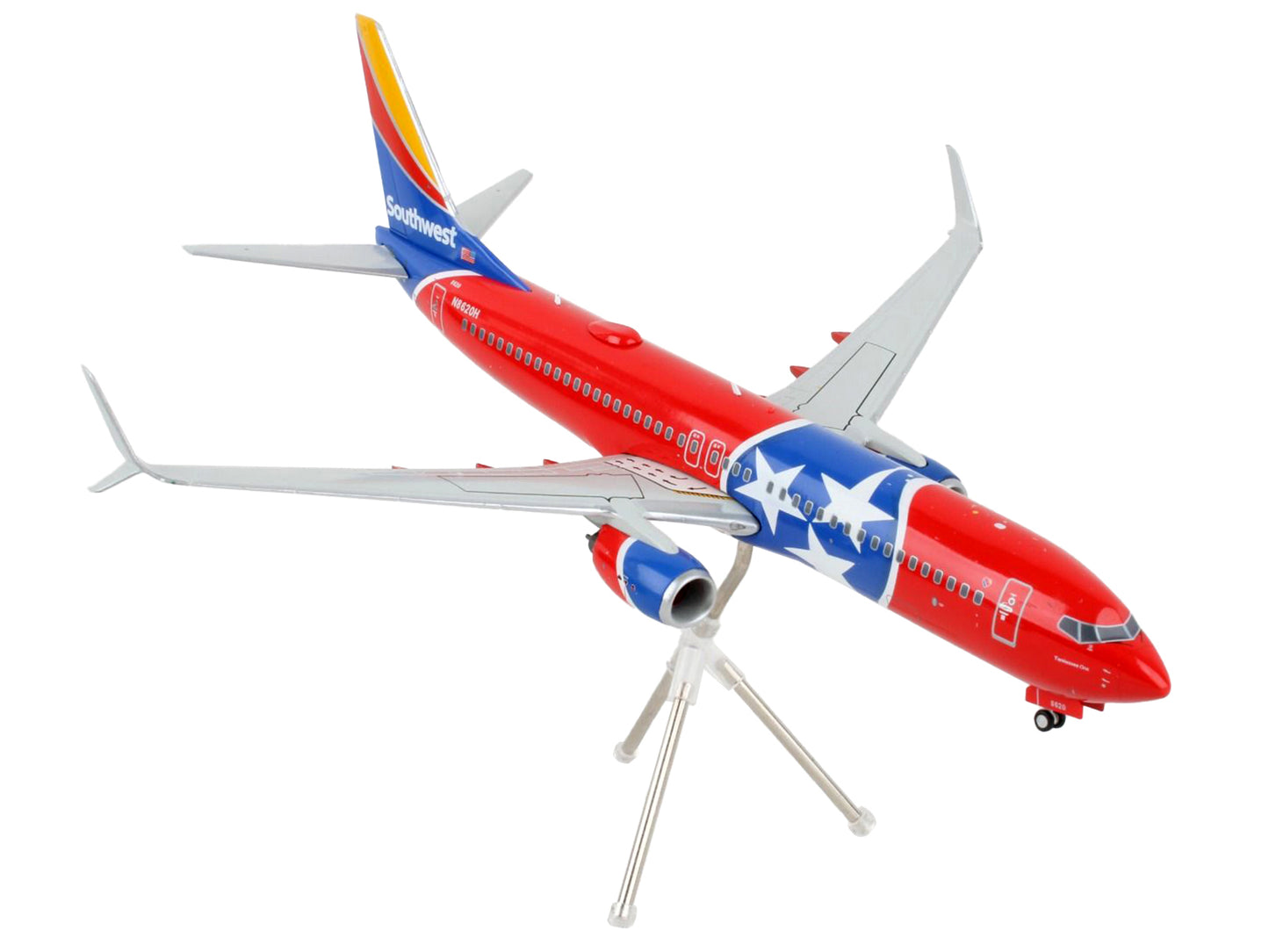 Boeing 737-800 Commercial Aircraft "Southwest Airlines - Tennessee One" Tennessee Flag Livery "Gemini 200" Series 1/200 Diecast Model Airplane by GeminiJets-DiecastModeler.com