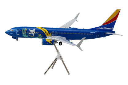 Boeing 737-800 Commercial Aircraft "Southwest Airlines - Nevada One" (N8646B) Blue with Tail Stripes "Gemini 200" Series 1/200 Diecast Model Airplane by GeminiJets-DiecastModeler.com