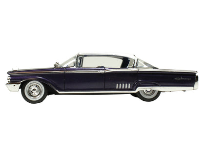 1960 Mercury Park Lane 4 Door Sedan Marine Blue Metallic with White Top and Blue Interior Limited Edition to 200 pieces Worldwide 1/43 Model Car by Goldvarg Collection-DiecastModeler.com