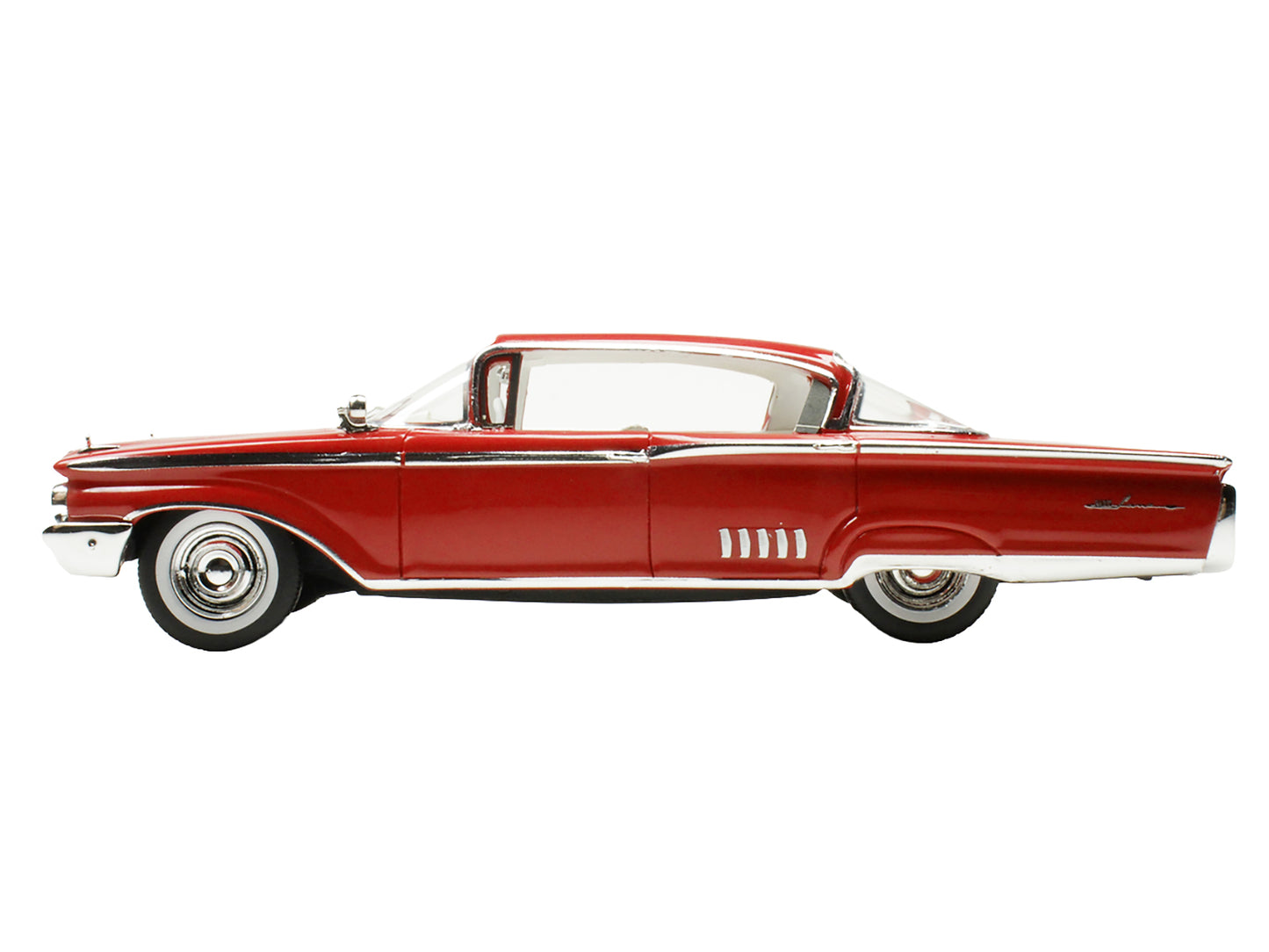 1960 Mercury Park Lane 4 Door Sedan Signal Red with White Interior Limited Edition to 200 pieces Worldwide 1/43 Model Car by Goldvarg Collection