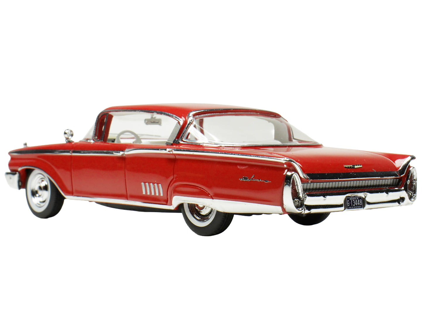 1960 Mercury Park Lane 4 Door Sedan Signal Red with White Interior Limited Edition to 200 pieces Worldwide 1/43 Model Car by Goldvarg Collection