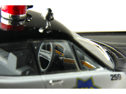 1970 Ford Custom Police Car "San Francisco Police Department" Black and White Limited Edition to 200 pieces Worldwide 1/43 Model Car by Goldvarg Collection