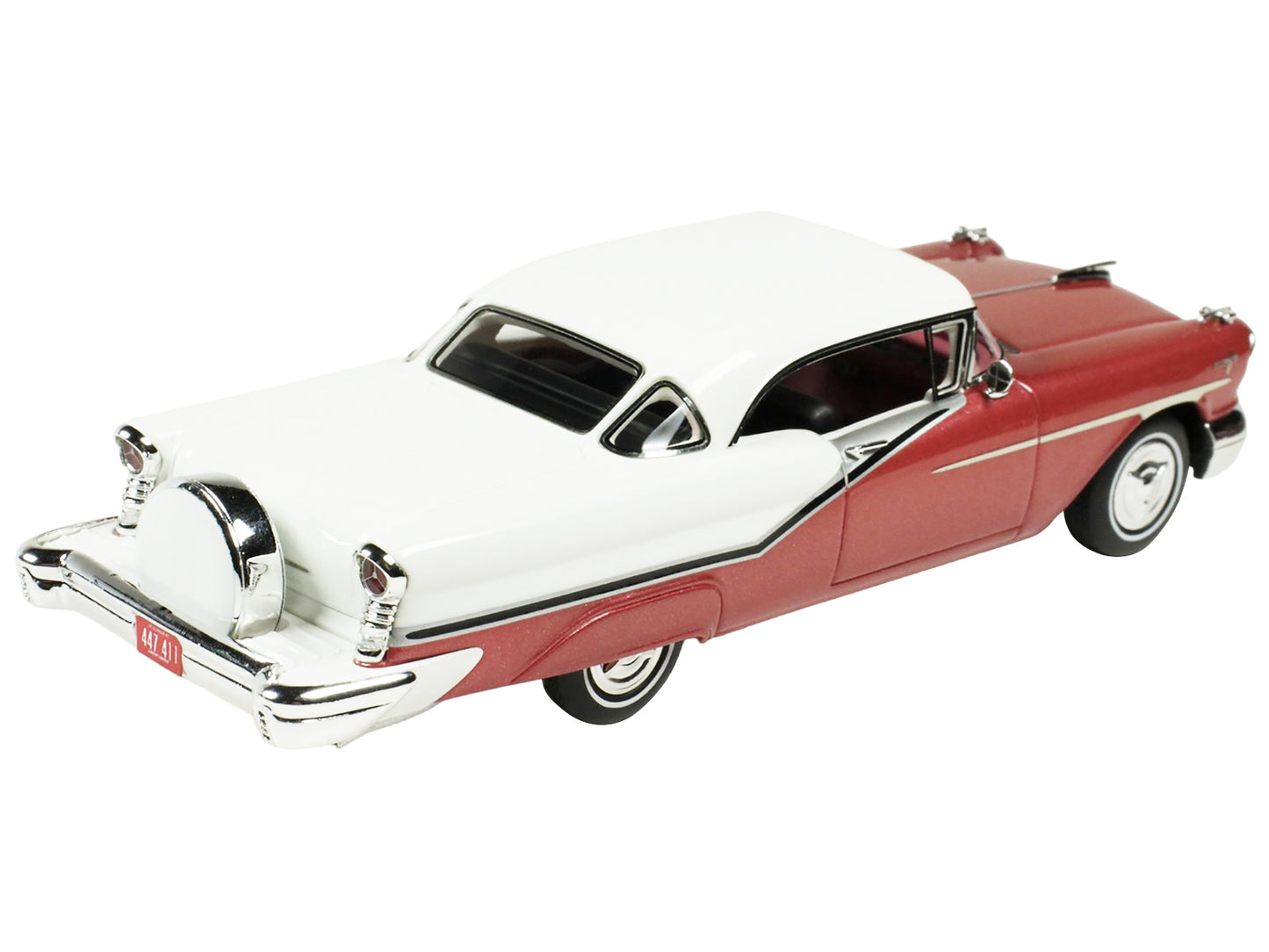 1957 Oldsmobile Starfire Royal Glow Red and Alcan White Limited Edition to 200 pieces Worldwide 1/43 Model Car by Goldvarg Collection