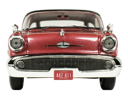 1957 Oldsmobile Starfire Royal Glow Red and Alcan White Limited Edition to 200 pieces Worldwide 1/43 Model Car by Goldvarg Collection