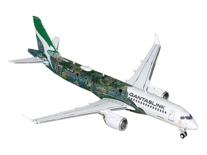 Airbus A220-300 Commercial Aircraft "QantasLink - Minyma Kutjara Tjukurpa" (VH-X4A) White with Graphics 1/400 Diecast Model Airplane by GeminiJets