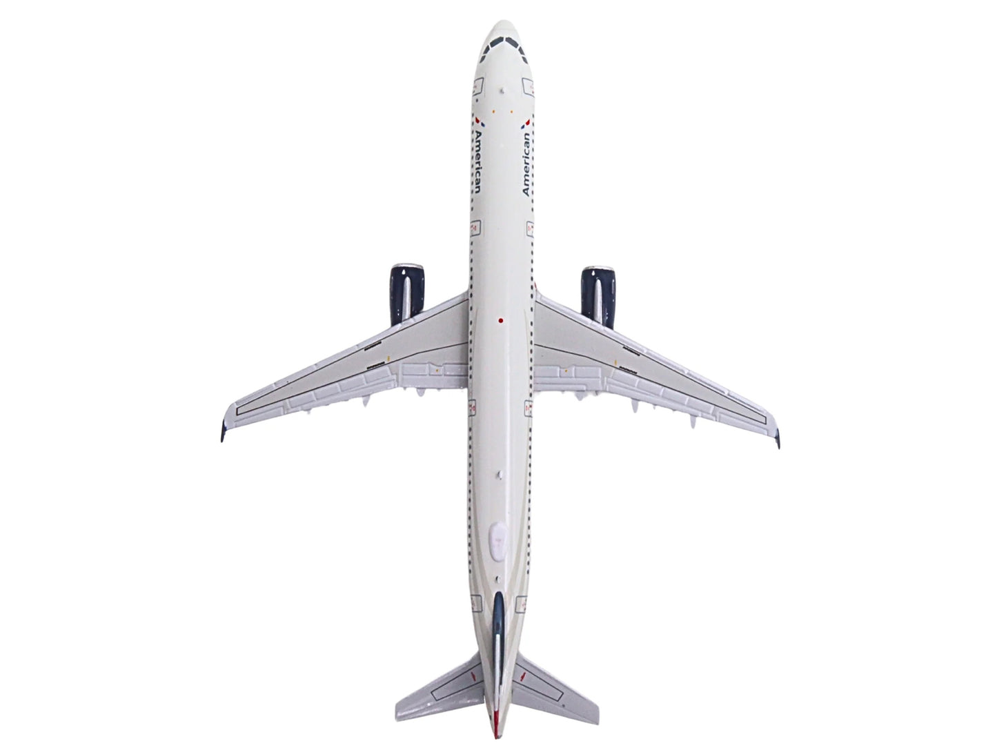 Airbus A321 Commercial Aircraft "American Airlines - US Airways Heritage Jet" (N578UW) White with Blue Tail 1/400 Diecast Model Airplane by GeminiJets