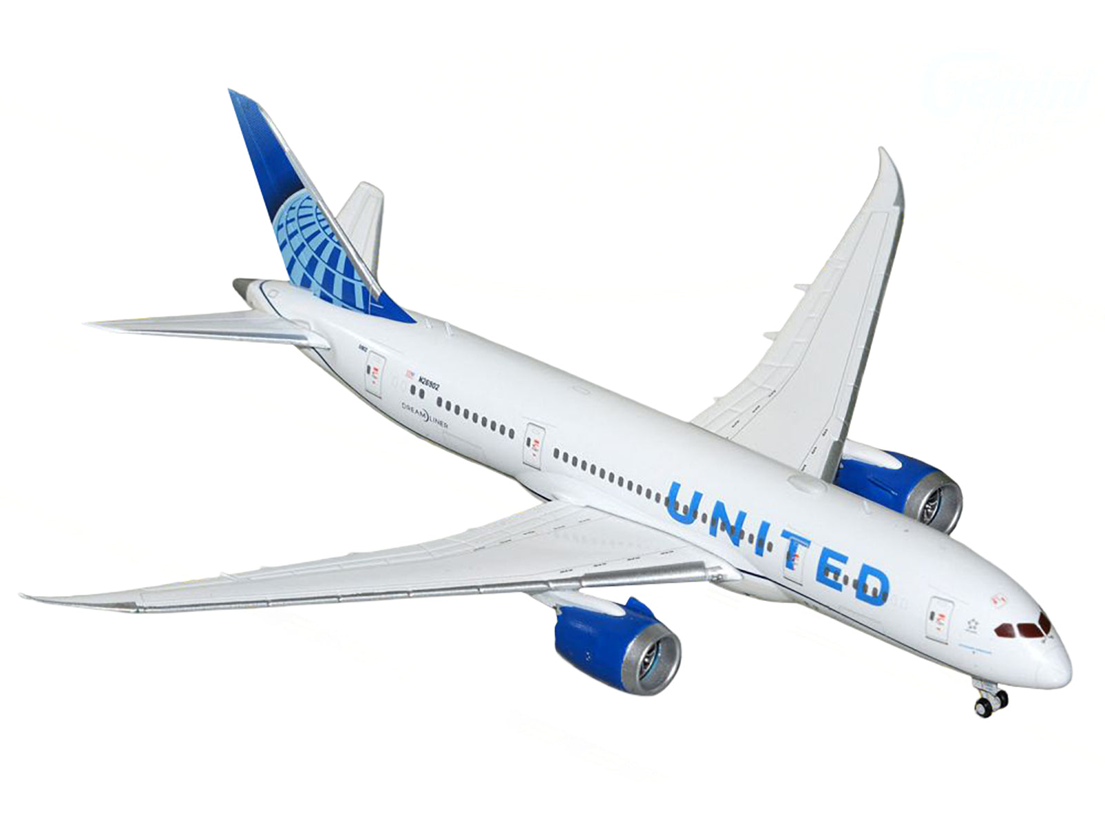 Boeing 787-8 Commercial Aircraft "United Airlines" (N26902) White with Blue Tail 1/400 Diecast Model Airplane by GeminiJets-DiecastModeler.com