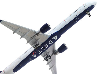 Boeing 757-300 Commercial Aircraft "Delta Air Lines" (N595NW) White with Red and Blue Tail 1/400 Diecast Model Airplane by GeminiJets