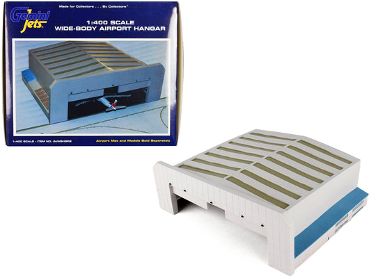 Wide-body Aircraft Hangar for 1/400 Scale Models by GeminiJets-DiecastModeler.com