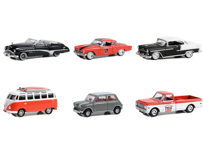 "Busted Knuckle Garage" Series 2 6 piece Set 1/64 Diecast Model Cars by Greenlight-DiecastModeler.com
