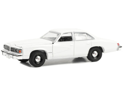 1976-77 Pontiac LeMans Enforcer White "Hot Pursuit - Hobby Exclusive" Series 1/64 Diecast Model Car by Greenlight