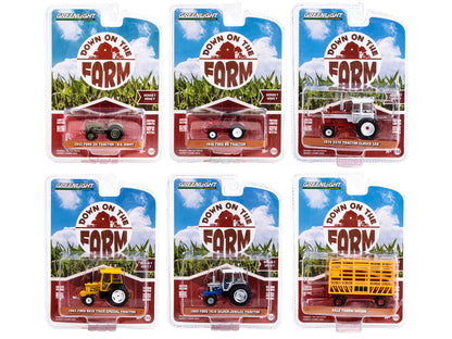 "Down on the Farm" Series Set of 6 pieces Release 7 1/64 Diecast Models by Greenlight-DiecastModeler.com