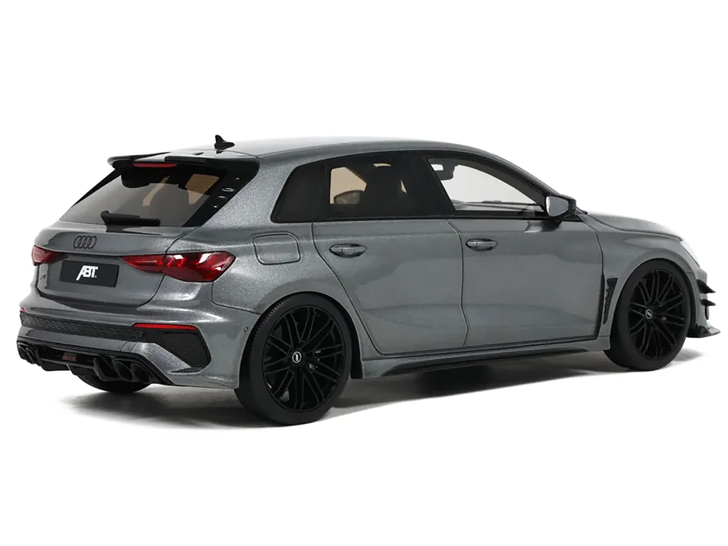 Audi ABT RS3-R Daytona Gray Metallic 1/18 Model Car by GT Spirit-DiecastModeler.com