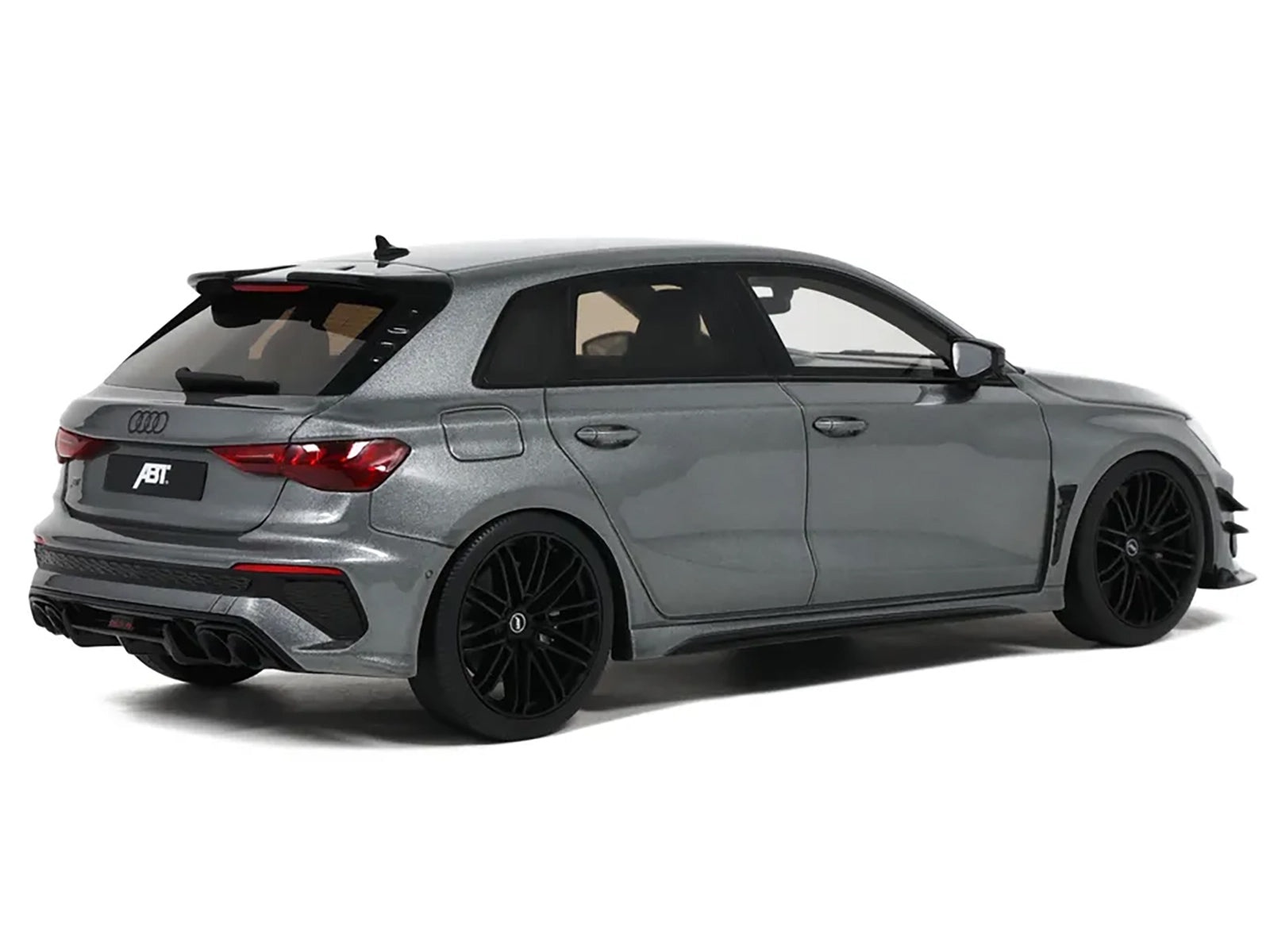 Audi ABT RS3-R Daytona Gray Metallic 1/18 Model Car by GT Spirit-DiecastModeler.com