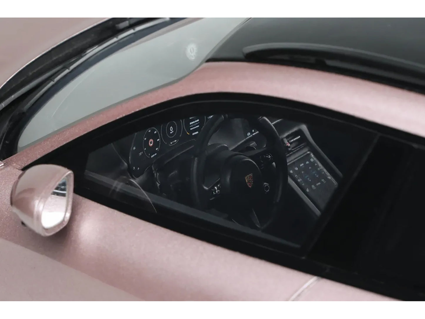 2022 Porsche Taycan Turbo S Cross Turismo Pink Metallic 1/18 Model Car by GT Spirit