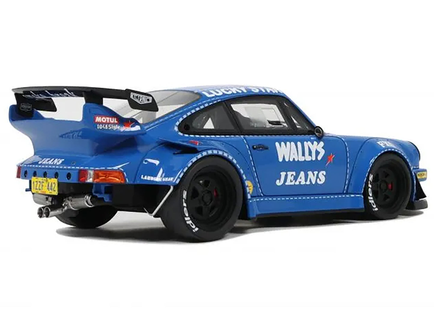 RWB Bodykit "OSHO Arrow" Blue 1/18 Model Car by GT Spirit-DiecastModeler.com