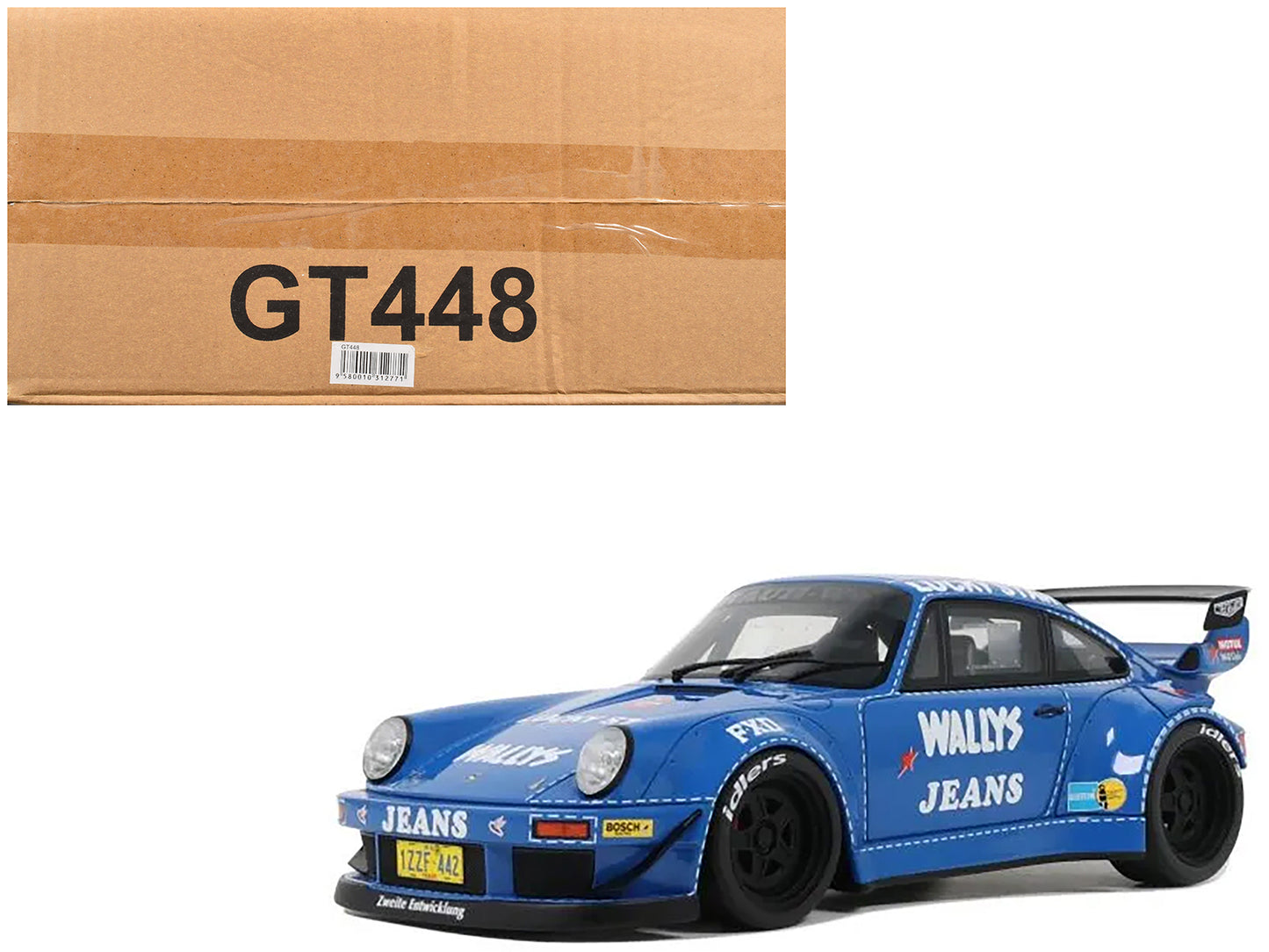 RWB Bodykit "OSHO Arrow" Blue 1/18 Model Car by GT Spirit-DiecastModeler.com